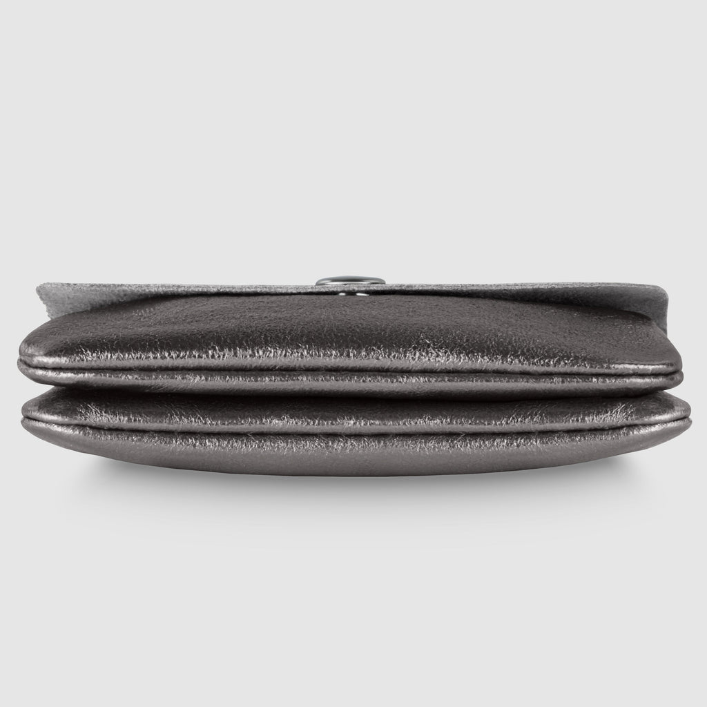 Italian Genuine Metallic Suede Wallet | Assisi