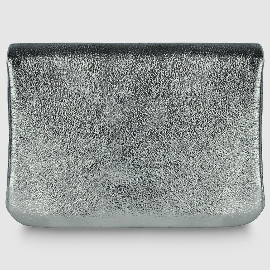Italian Genuine Metallic Suede Wallet | Assisi