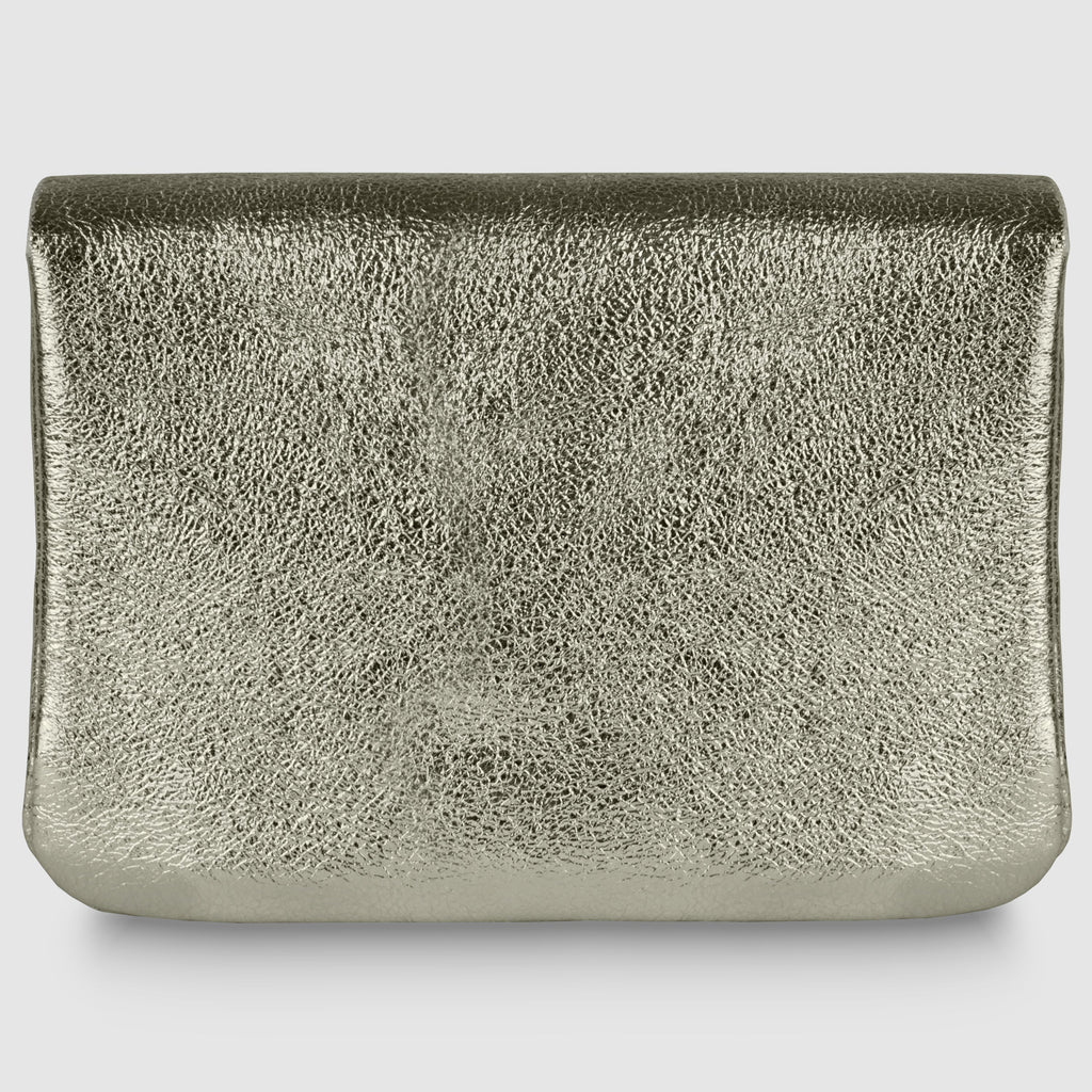 Italian Genuine Metallic Suede Wallet | Assisi